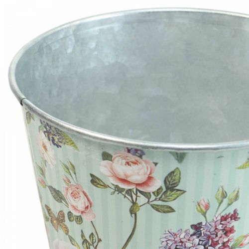 Floristik24 Sadzarka do róż do doniczek metalowa letnia Ø14cm W12,5cm