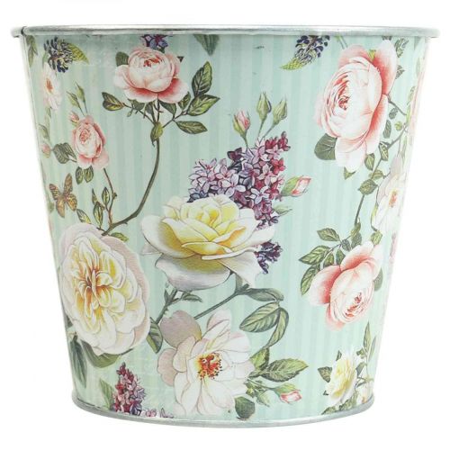 Floristik24 Sadzarka do róż do doniczek metalowa letnia Ø14cm W12,5cm