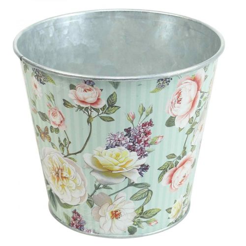 Floristik24 Sadzarka do róż do doniczek metalowa letnia Ø14cm W12,5cm