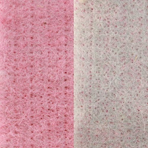 Produkt Wstążka dekoracyjna do garnka Wstążka ozdobna filc wełniany wełniany stary róż szary 7,5cm 5m