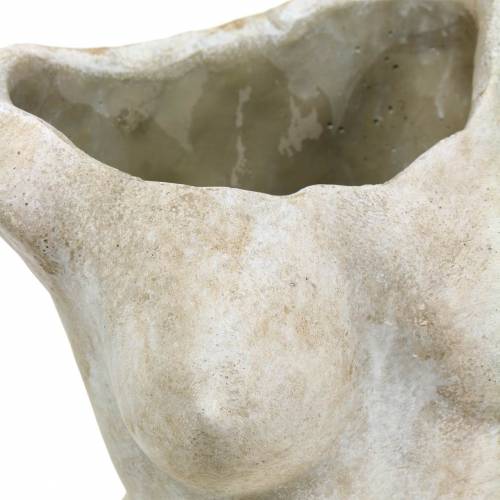 Floristik24 Doniczka Torso Female Grey 19×13,5cm H27cm