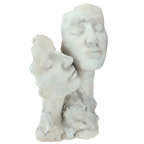 Floristik24 Popiersie z odlewu kamiennego &quot;Marzycielska para kochanków&quot; wys. 29,5 cm