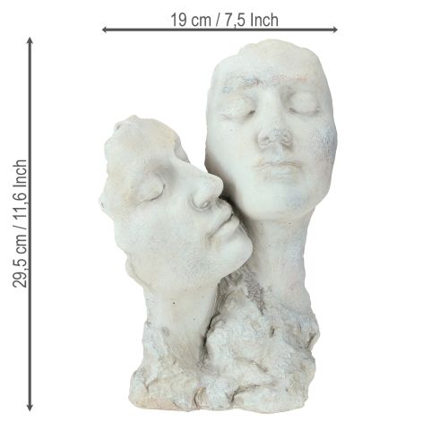Produkt Popiersie z odlewu kamiennego &quot;Marzycielska para kochanków&quot; wys. 29,5 cm