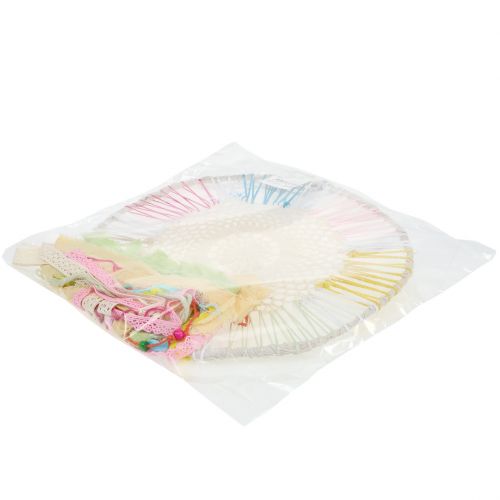 Floristik24 Łapacz snów kolorowy Ø35cm L105cm