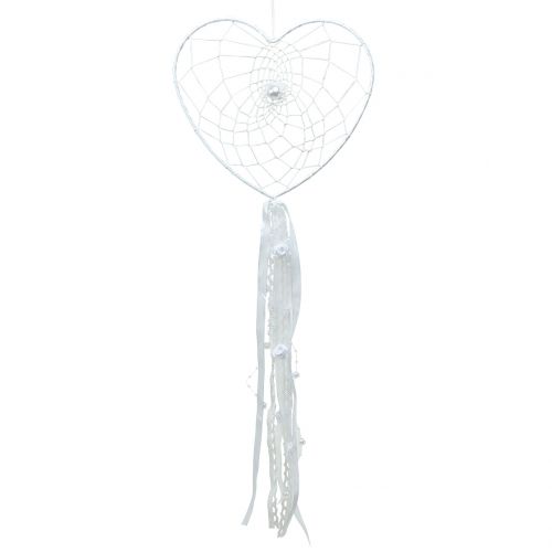 Dreamcatcher Heart White 55cm 2szt.