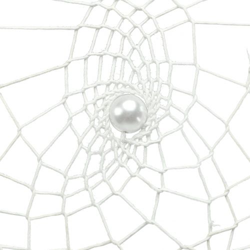 Floristik24 Dreamcatcher Heart White 55cm 2szt.
