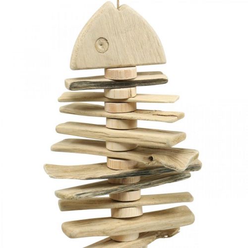 Floristik24 Deco ryby driftwood natura, letnia dekoracja do powieszenia morskiego L59cm