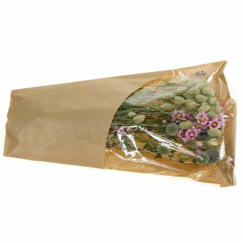Floristik24 Bukiet dzikich traw z kwiatami słomianymi suchymi kwiatami 70g