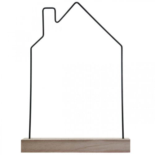 Floristik24 Suszone kwiaty kwietnik Domek z suszonych kwiatów 34,5×24,5cm