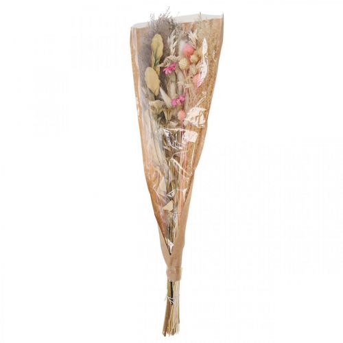 Floristik24 Bukiet suszonych kwiatów Boho Pink Bielona suszona dekoracja 80cm 140g