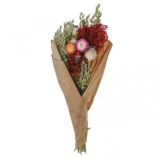 Produkt Bukiet suszonych kwiatów Bukiet kwiatów polnych Czerwony W50cm 150g