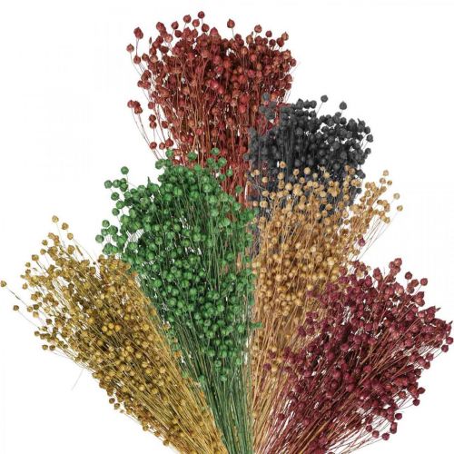 Produkt Len dekoracyjny z suchej trawy różne kolory W50cm 80g