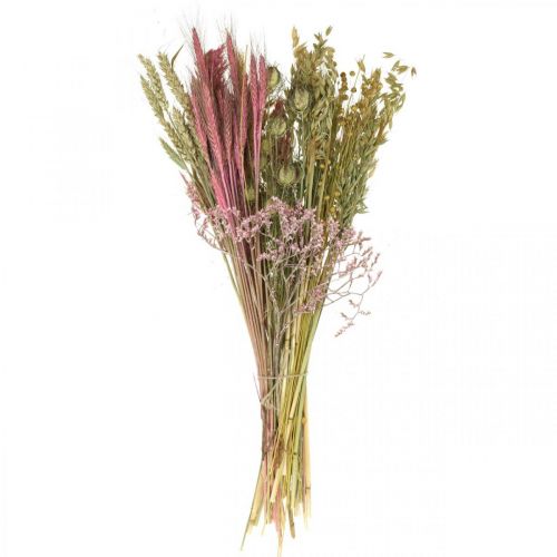 Produkt Suszone kwiaty DIY zestaw do bukietu różowy suszone kwiaty 60cm