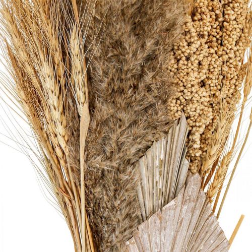 Floristik24 Suchy bukiet z suchej trawy pęczek natury zbożowej, biały 74cm