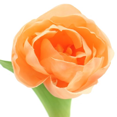 Floristik24 Sztuczna brzoskwinia tulipan 26,5 cm 5 sztuk
