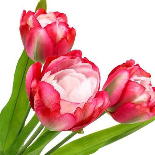 Produkt Sztuczny różowy tulipan 60cm 3szt