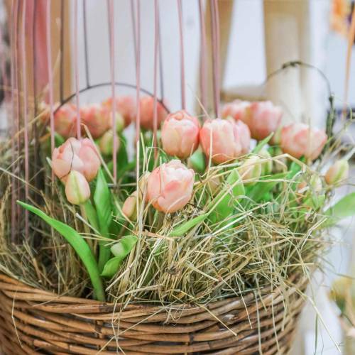 Produkt Bukiet tulipanów Prawdziwy dotyk Sztuczne kwiaty Sztuczne tulipany Różowe