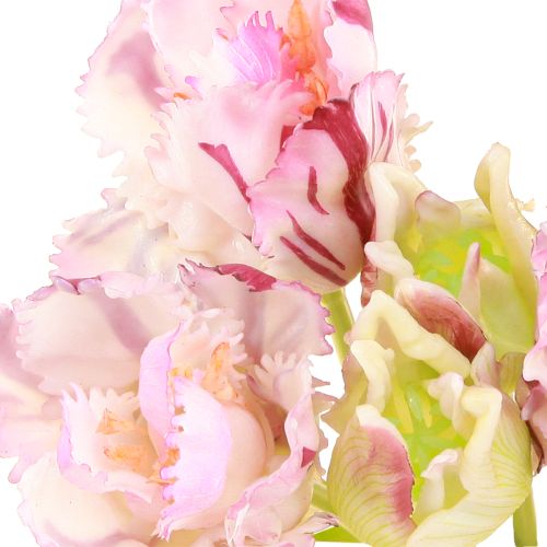 Produkt Tulipany sztuczne tulipany papugi fioletowy bukiet z 5 kwiatami 40cm