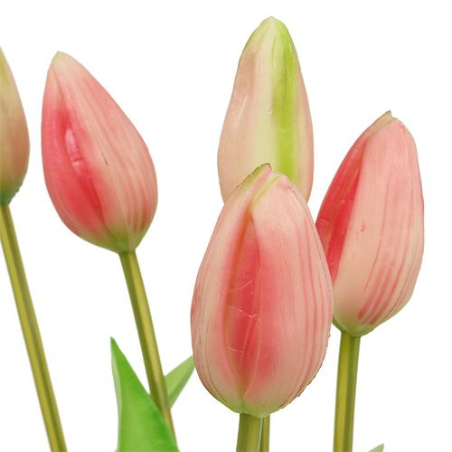 Produkt Tulipanowy kołnierzyk różowy prawdziwy dotyk