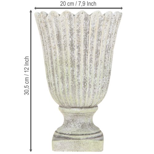 Produkt Doniczka dekoracyjna trofeum antyczny odlew kamienny szary Ø20cm wys.30,5cm