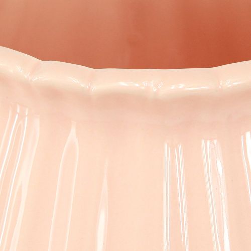 Produkt Doniczka ceramiczna dekoracyjna czajniczek pomarańczowo-żółta 19,5×13,5×11cm 2 szt