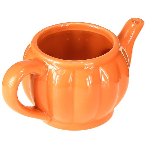 Produkt Doniczka ceramiczna czajniczek pomarańczowy mix 15×9×6,5cm 2 szt.
