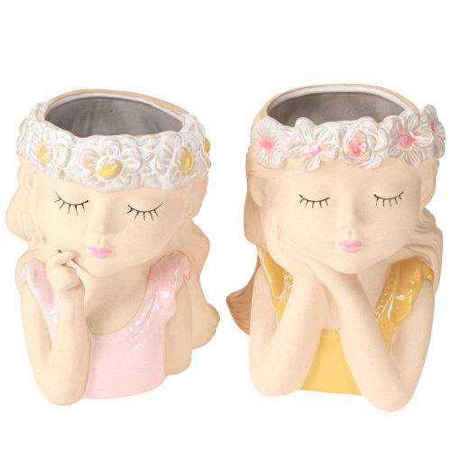Produkt Doniczka ceramiczna Dreaming Girl Assorted H19.5cm 2szt