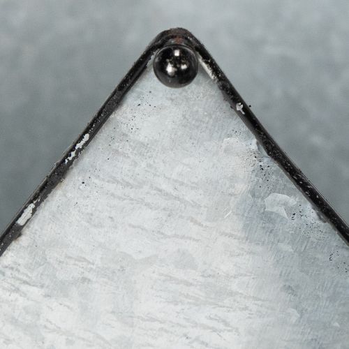 Produkt Korona do doniczki metalowa dekoracyjna cynkowa Ø21,5/19,5/17cm zestaw 3 szt.