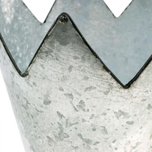 Produkt Ozdoba metalowa korona do doniczki cynk Ø21,5/19,5/17cm zestaw 3 szt