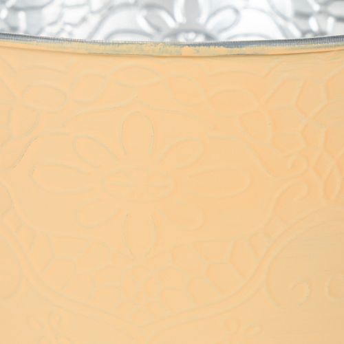 Produkt Doniczka metalowa, pastelowa pomarańczowa, Ø16cm H14cm