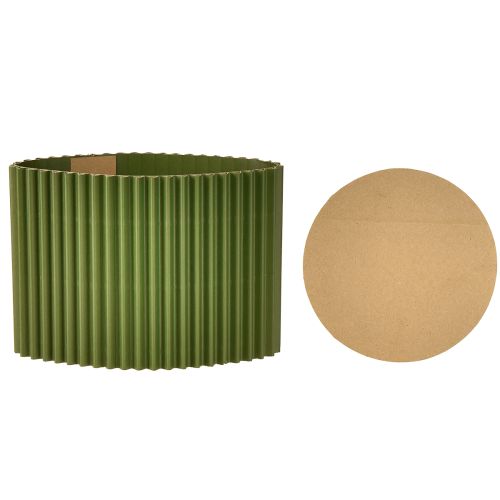 Produkt Doniczka papierowa ciemnozielona Ø13cm H12cm 4 szt.
