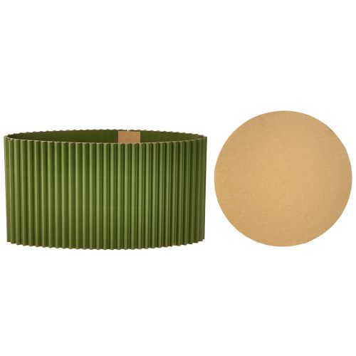 Produkt Doniczka papierowa ciemnozielona Ø19cm H14cm 3 szt.