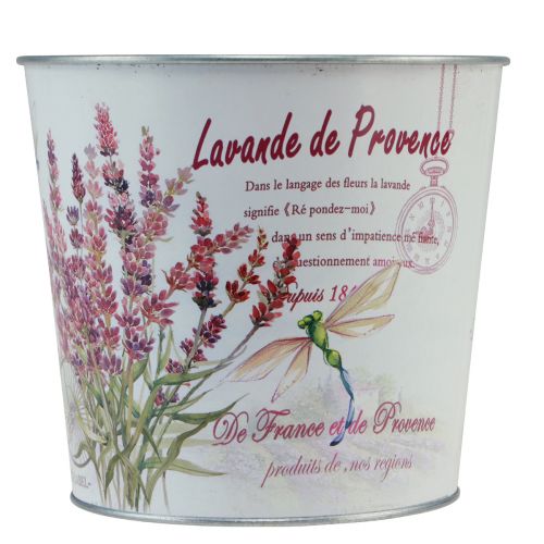 Produkt Donica metalowa doniczka lawendowa mała Ø18cm W15,5cm