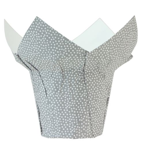 Produkt Doniczka papierowa w kropki opakowanie prezentowe kwiaty Ø7cm wys.14cm 12 szt.