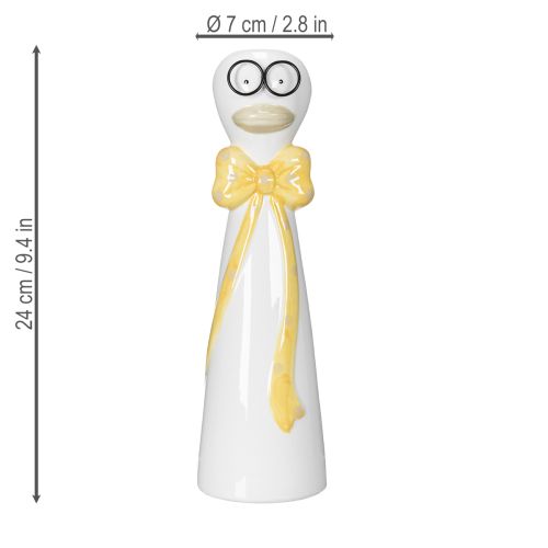 Produkt Wazon w kształcie kaczki z uroczym wzorem do zabawnej dekoracji stołu, 24 cm, 2 sztuki