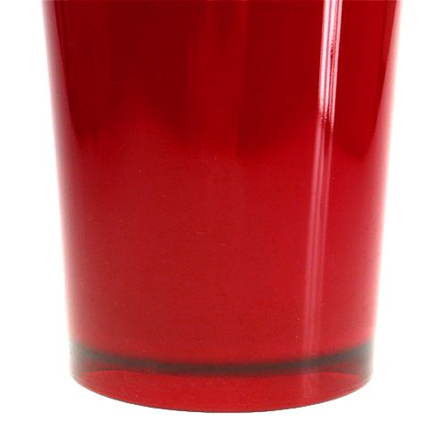 Floristik24 Wazon „Fizzy” Ø13,5cm W20cm czerwony 1 szt