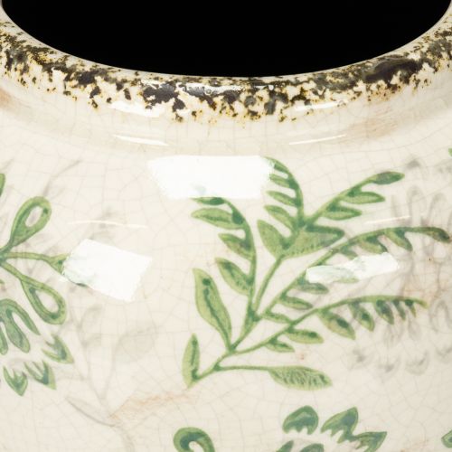 Produkt Wazon z delikatnym wzorem roślinnym do dekoracji domu 19cm