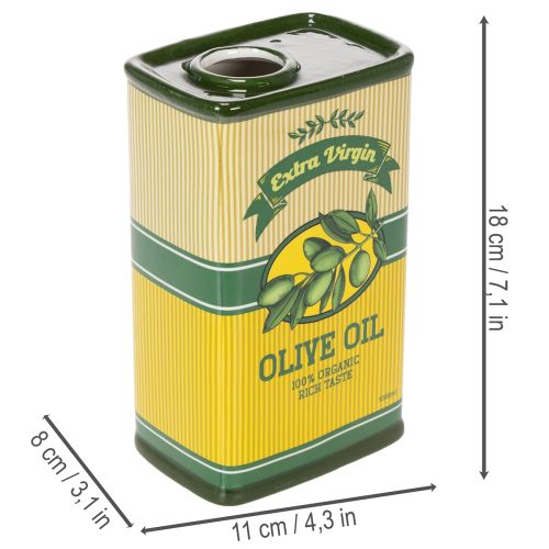 Produkt Ceramiczny wazon na oliwę z oliwek – idealna dekoracja stołu na suszone kwiaty, 18 cm