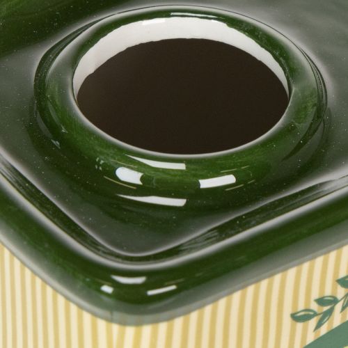 Produkt Ceramiczny wazon na oliwę z oliwek – idealna dekoracja stołu na suszone kwiaty, 18 cm