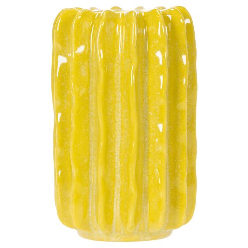 Produkt Ceramiczny wazon w kształcie kaktusa, ryflowana struktura, nowoczesny design, 13 cm, 4 sztuki