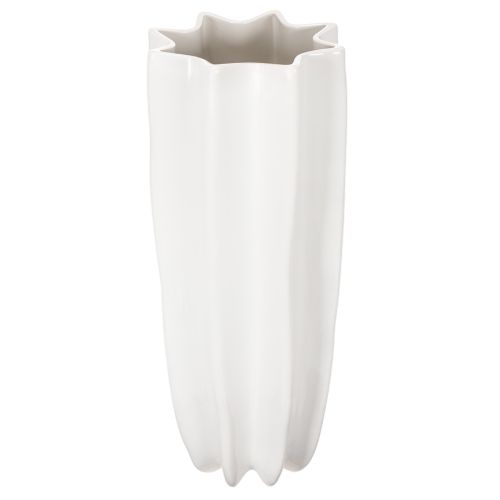Wazon na kwiaty, żłobkowany, nowoczesny, dekoracyjny, 38 cm kupić | Floristik24.pl