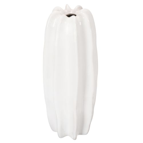 Wazon żebrowany, nowoczesny ceramiczny wazon na suszone kwiaty, 40 cm