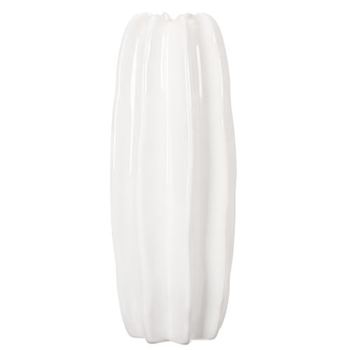 Wazon żebrowany, nowoczesny ceramiczny wazon na suszone kwiaty, 40 cm | Floristik24.pl