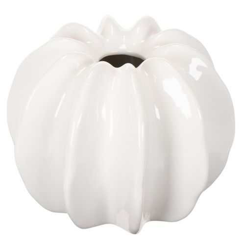 Wazon dekoracyjny w kształcie dyni, błyszczący, jesienna dekoracja do salonu, 19 cm