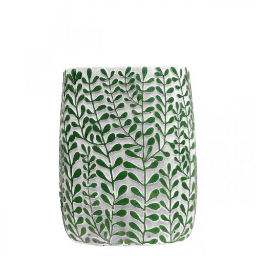 Produkt Wazon na kwiaty, Ceramic Deco Concrete Look, Wazon z dekoracją Vine Ø13cm H17cm