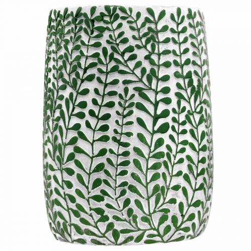 Floristik24 Wazon Floral Deco, Ceramiczny wazon, Dekoracja stołu, Betonowy wygląd Ø15,5cm H21cm