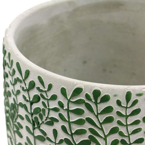 Produkt Cachepot Vine Decor, Ceramiczne naczynie, Planter Concrete Look Ø20,5cm H17,5cm