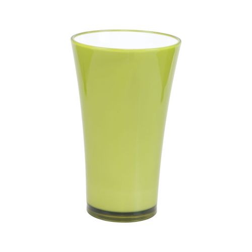 Wazon Wazon z zielonymi kwiatami Wazon dekoracyjny Fizzy Olive Ø16,5cm W27cm