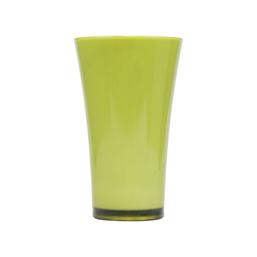 Wazon Wazon z zielonymi kwiatami Wazon dekoracyjny Fizzy Olive Ø16,5cm W27cm
