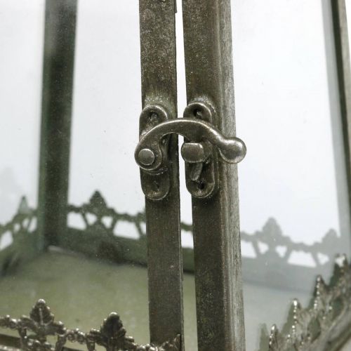Produkt Vintage dekoracyjna latarnia metalowa latarnia ogrodowa latarnia wys.33cm